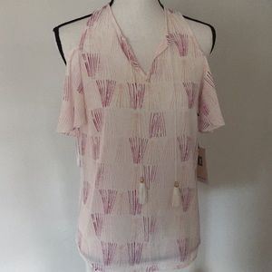 Ivanka Trump Short Sleeve Blouse NWT